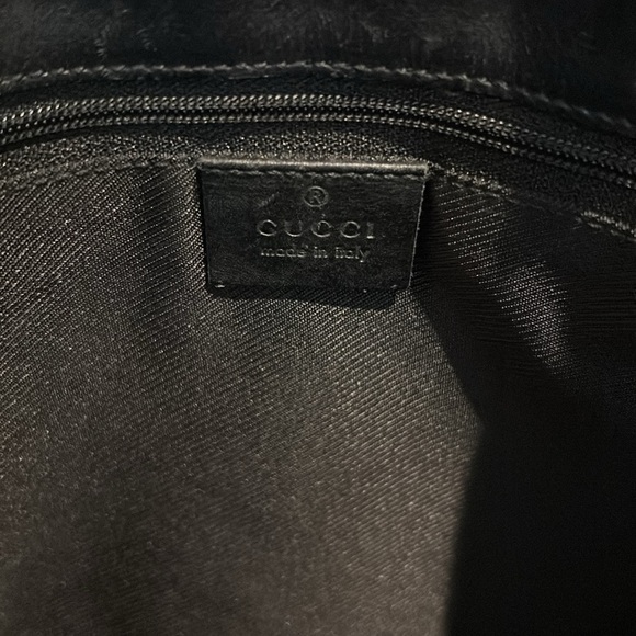 Gucci Tom Ford Era Tote Monogram Canvas 12x10 W/Leather Straps/Silver Hardware - Picture 8 of 11